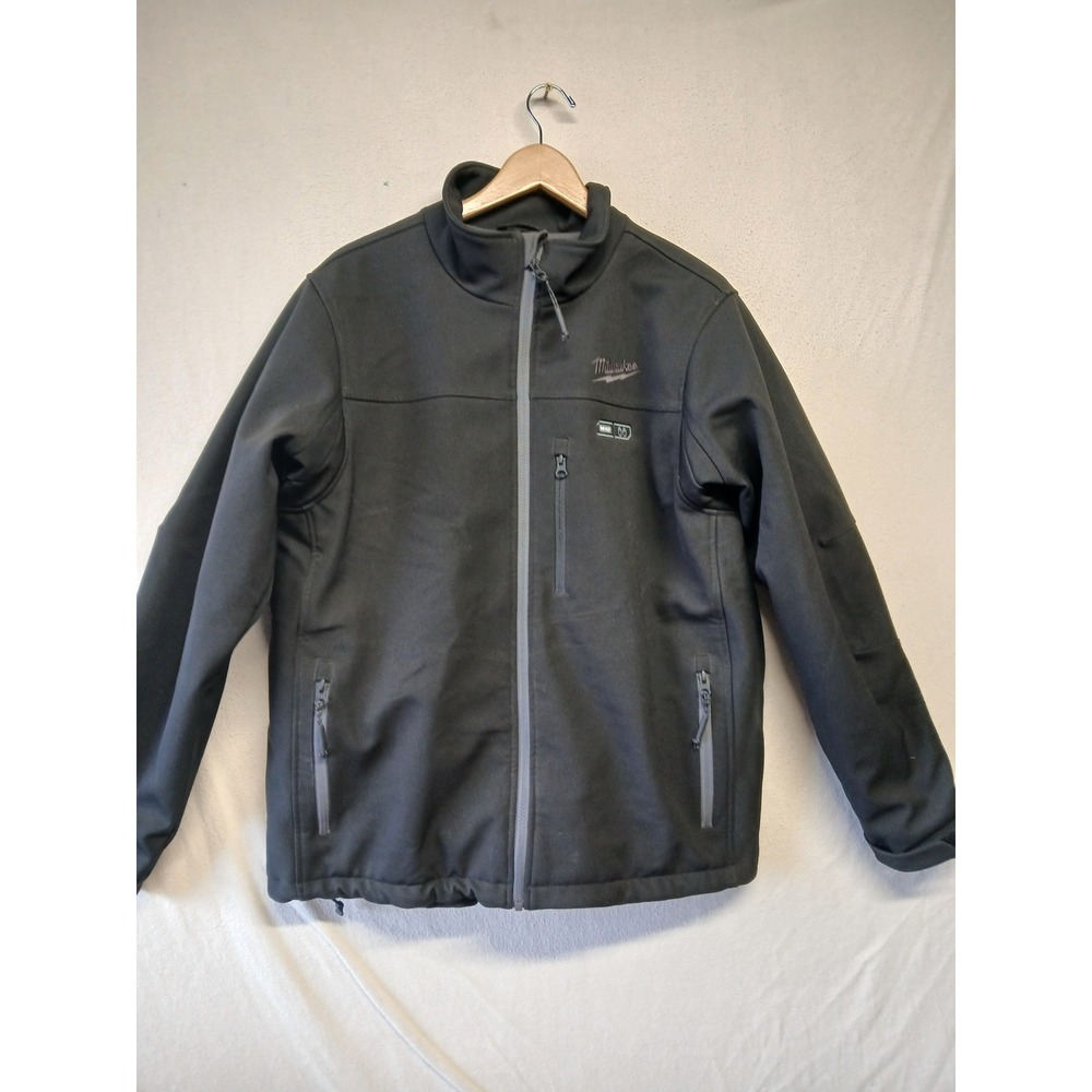 Milwaukee large m12 heated softshell jacket outerwear heavy workwear  no battery